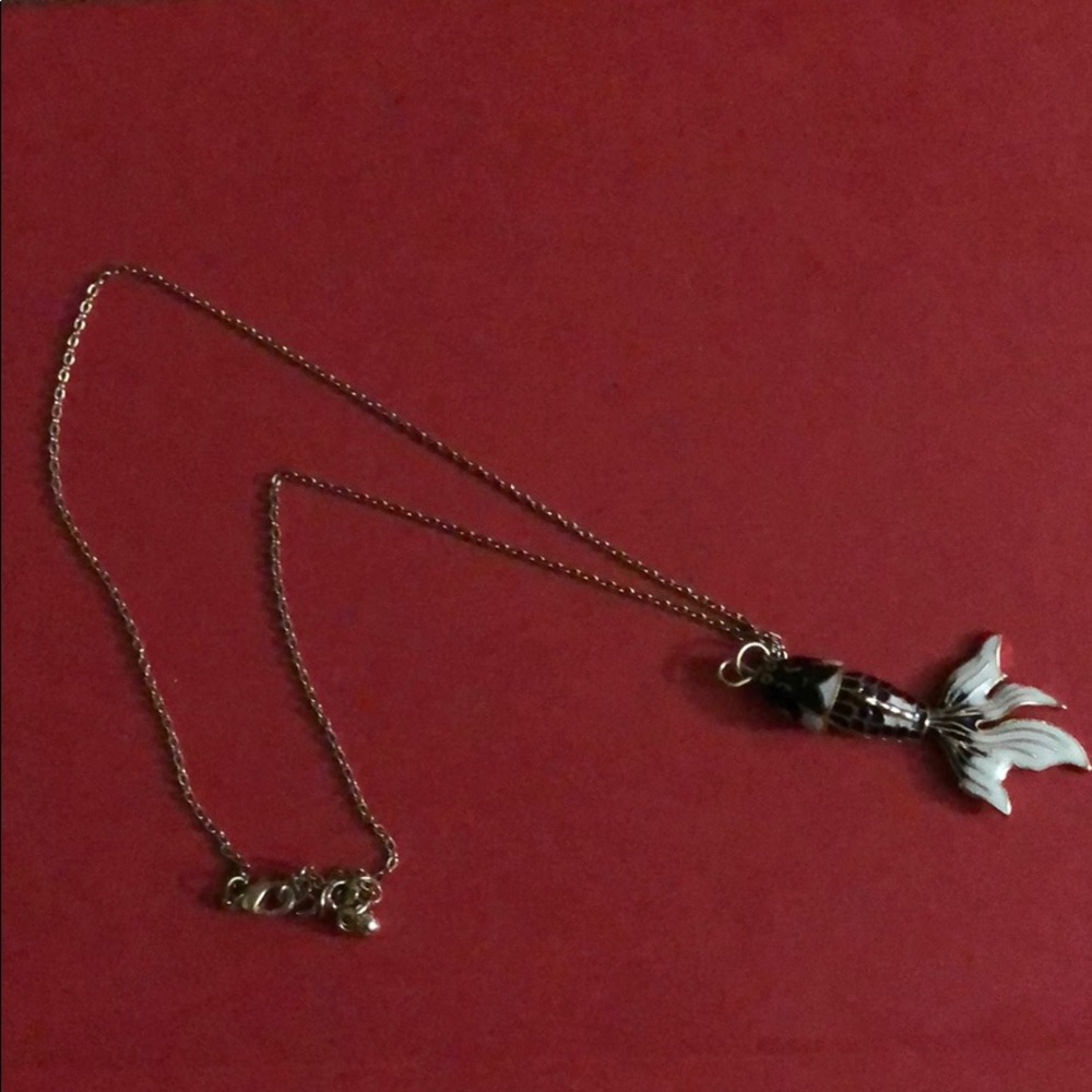 Small koi fish necklace